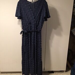 Elegant Navy Blue Dress